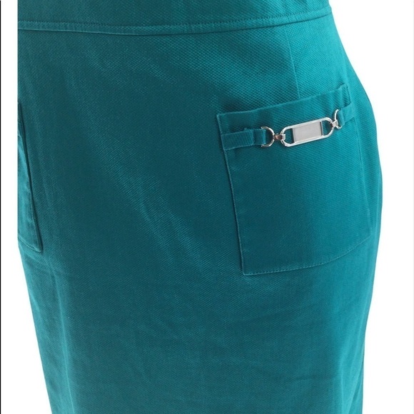 Tahari S. Levine Turquoise Dress - Picture 10 of 11